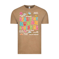 Vintage Coffee customized teacher dear tiny human behind me back Vintage Tee - JahusDesignShop