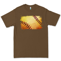 Cacao softball brushstroke Premium Tee - RanaPortraitStore