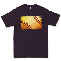 Plum softball brushstroke Premium Tee - RanaPortraitStore