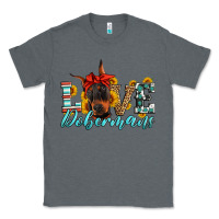Charcoal Heather love dobermans Classic Tee - Artiststas