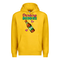 Lemon drinking buddies beer bottle Premium Hoodie - Jasminsmagicworld