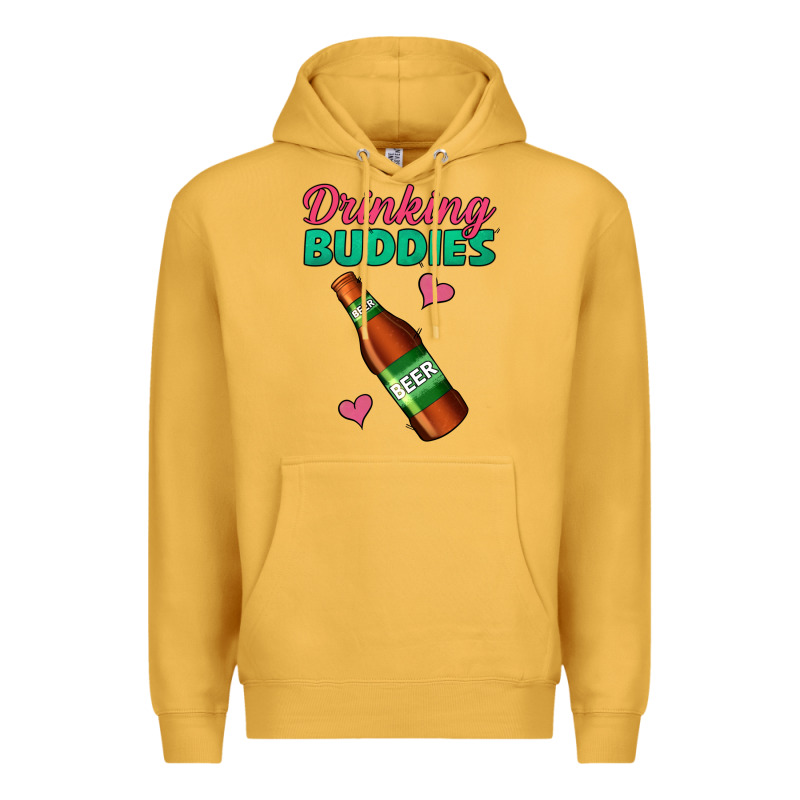 Drinking Buddies Beer Bottle Premium Hoodie by Jasminsmagicworld | Teevron