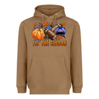 Toasted Coconut tis the season football Heavyweight Hoodie - NancyCooperArtShop
