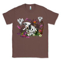 Chestnut halloween cow and ghosts Classic Tee - AdoDesignShop