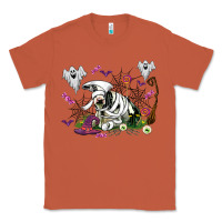 Copper halloween cow and ghosts Classic Tee - AdoDesignShop