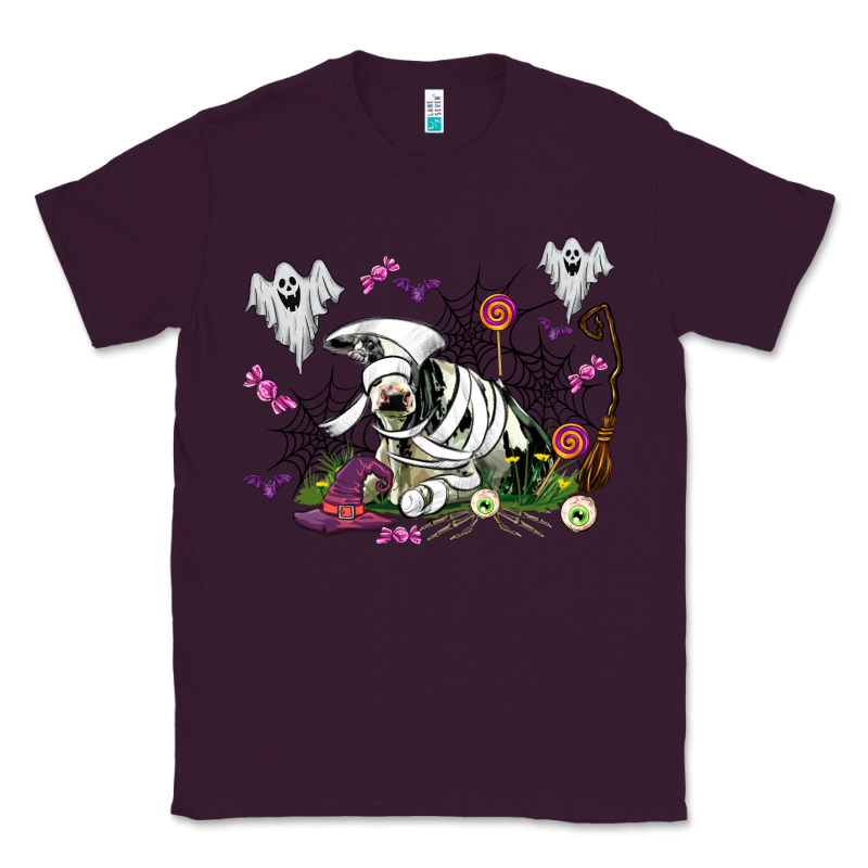 Halloween Cow And Ghosts Classic Tee by AdoDesignShop | Teevron