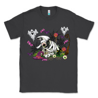Smoke halloween cow and ghosts Classic Tee - AdoDesignShop