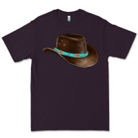 Plum cowboy cap Premium Tee - BarkalooDesign