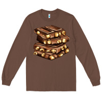 Chestnut nut and chocolate Long Sleeve Tee - AdoDesignShop