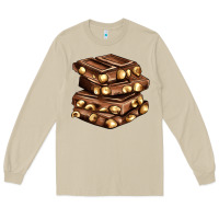 Mushroom nut and chocolate Long Sleeve Tee - AdoDesignShop