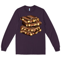 Plum nut and chocolate Long Sleeve Tee - AdoDesignShop