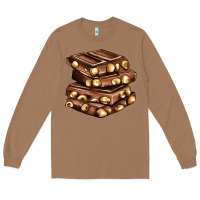 Toasted Coconut nut and chocolate Long Sleeve Tee - AdoDesignShop