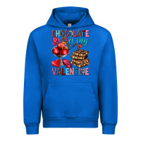 Cobalt Chocolate is my valentine Valentine's Day Urban Hoodie - HowdyJamesFarm