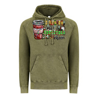 Vintage Olive I Run On Coffee And Christmas Cheer Vintage Hoodie - CowhideDigitalArt