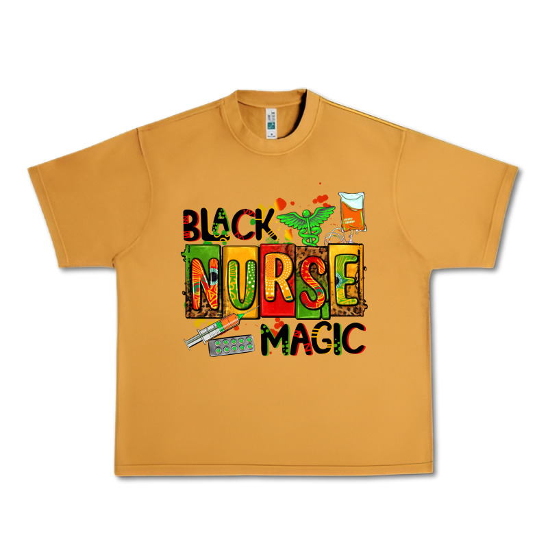 Black Nurse Magic Urban Heavy Tee by AdoDesignShop | Teevron