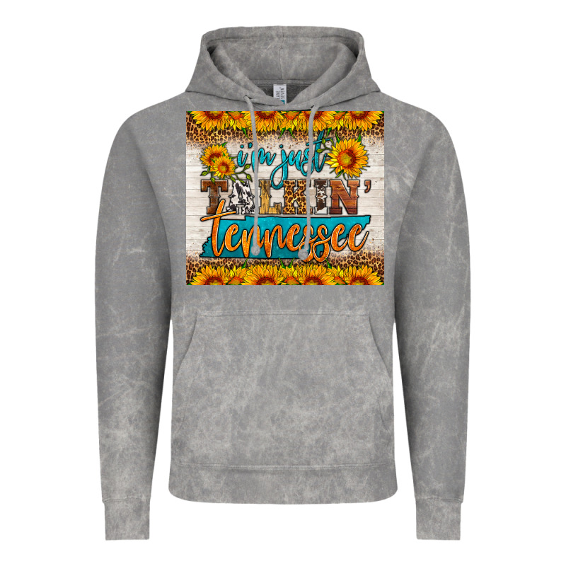 I'm Just Talking Tennessee Tumbler Vintage Hoodie by HRA Design Shop | Teevron