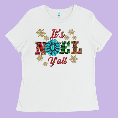 It's Noel Y'all Ladies Tee Designed By Adodesignshop