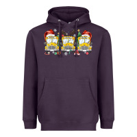 Plum christmas school bus Heavyweight Hoodie - MaliasSmallBusiness