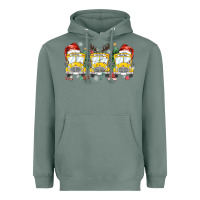Sage christmas school bus Heavyweight Hoodie - MaliasSmallBusiness