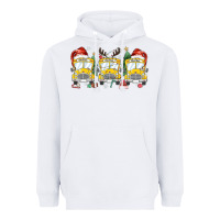 White christmas school bus Heavyweight Hoodie - MaliasSmallBusiness
