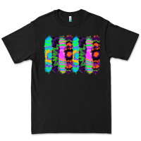 Black tie dye brushstrokes Premium Tee - RanaPortraitStore
