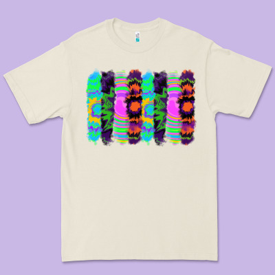 Tie Dye Brushstrokes Premium Tee Designed By Ranaportraitstore