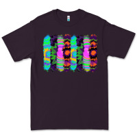 Plum tie dye brushstrokes Premium Tee - RanaPortraitStore