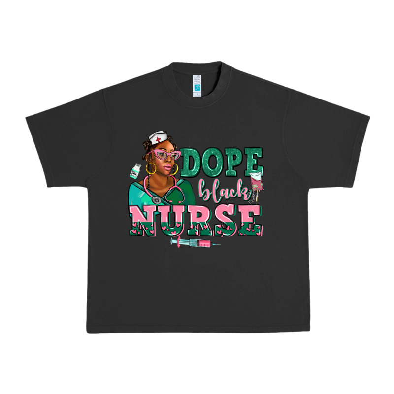 Afro  Nurse Dope Black Urban Heavy Tee by AdoDesignShop | Teevron