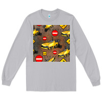 Moon Dust asphalt paver seamless pattern Long Sleeve Tee - BundleAndBundleShop
