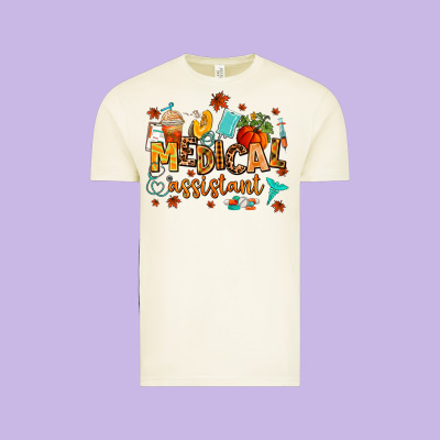 Medical Assistant Vintage Tee Designed By Adodesignshop
