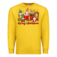 Lemon merry christmas gnomes coffee cups Premium Sweatshirt - MaliasSmallBusiness