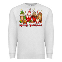 Oatmeal Heather merry christmas gnomes coffee cups Premium Sweatshirt - MaliasSmallBusiness