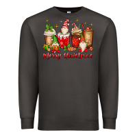 Smoke merry christmas gnomes coffee cups Premium Sweatshirt - MaliasSmallBusiness