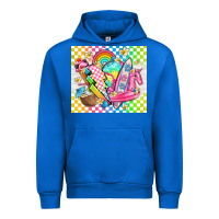 Cobalt retro summer Urban Hoodie - TumblerDesignByShophia