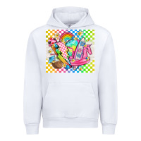 White retro summer Urban Hoodie - TumblerDesignByShophia