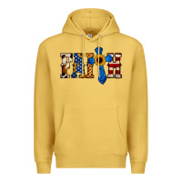 Antique Gold faith  th of july cross Premium Hoodie - Jasminsmagicworld