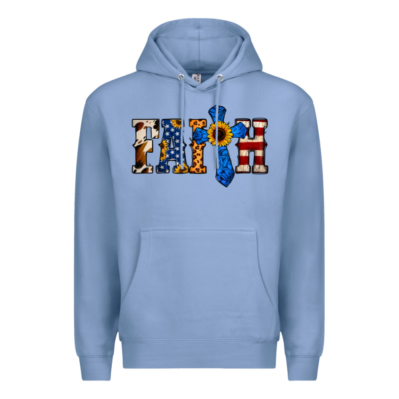 Faith  Th Of July Cross Premium Hoodie by Jasminsmagicworld | Teevron