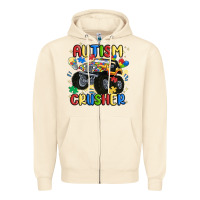 Sandshell autism crusher Zipper Hoodie - MaliasSmallBusiness