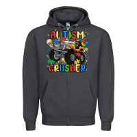 Smoke autism crusher Zipper Hoodie - MaliasSmallBusiness