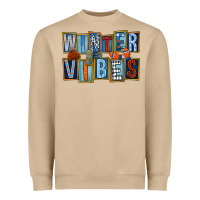 Mushroom winter vibes Heavyweight Sweatshirt - FaDigitalArtStudio