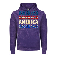 Cloud Purple America 4th of July Vintage Hoodie - CowGirlArtShop