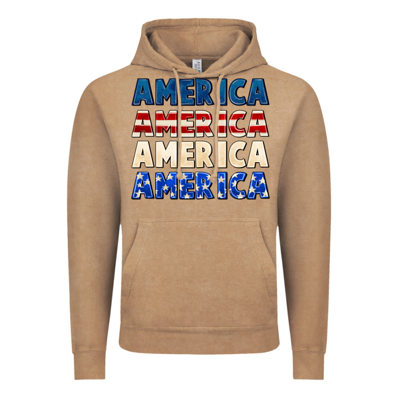 America 4th Of July Vintage Hoodie by CowGirlArtShop | Teevron