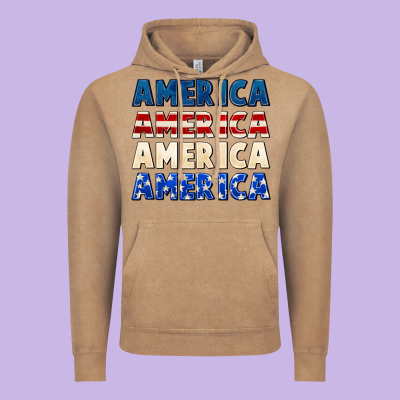 America 4th Of July Vintage Hoodie Designed By Cowgirlartshop
