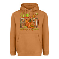 Meerkat with god all things are possible Heavyweight Hoodie - NancyCooperArtShop