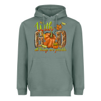 Sage with god all things are possible Heavyweight Hoodie - NancyCooperArtShop