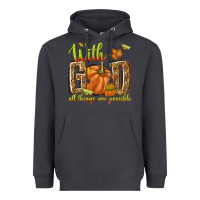 Smoke with god all things are possible Heavyweight Hoodie - NancyCooperArtShop