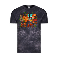 Cloud Black love fall  yall Vintage Tee - AdoDesignShop