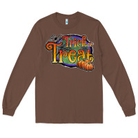 Chestnut trick or treat black Long Sleeve Tee - JahusDesignShop