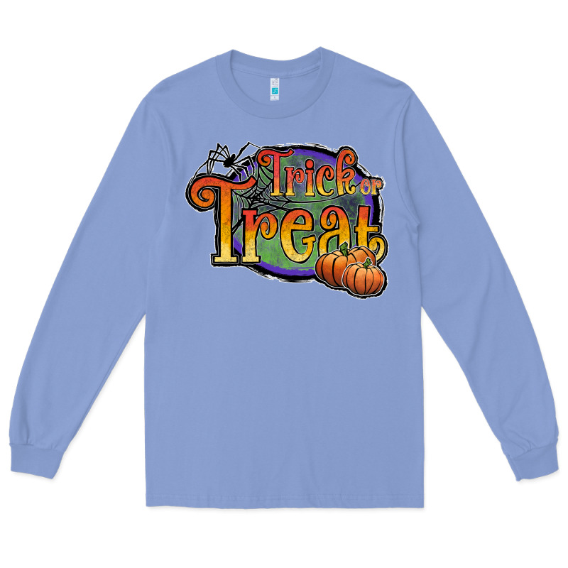 Trick Or Treat Black Long Sleeve Tee by JahusDesignShop | Teevron