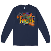 Navy trick or treat black Long Sleeve Tee - JahusDesignShop